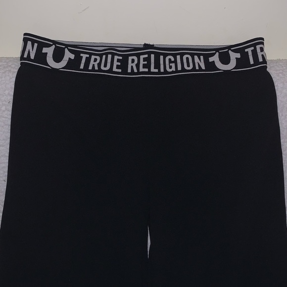 RE WORKED “TRUE RELIGION” HIGH WAIST WIDE LEG CROP PANTS - Picture 7 of 10